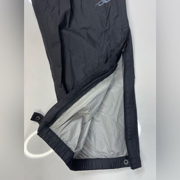 Marmot Track Pants Women Small Black Nylon Ankle Zipper - Picture 4 of 15